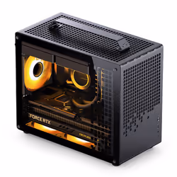 Jonsbo Z20 Black, Mini Tower, PC, Noir, micro ATX, Mini-ATX, SPCC, Verre trempé, 16,4 cm