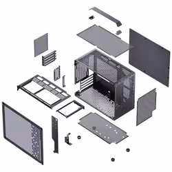 Jonsbo Z20 Black Mini Tower Noir - Vue supplémentaire 29