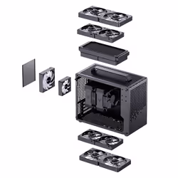 Jonsbo Z20 Black Mini Tower Noir - Vue supplémentaire 46