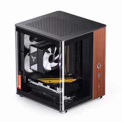 Jonsbo TK-0 BLACK unité centrale Noir, Bois - Vue supplémentaire 4