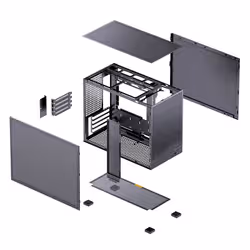 Jonsbo D32 STD MESH BLACK unité centrale Midi Tower Noir - Vue supplémentaire 6