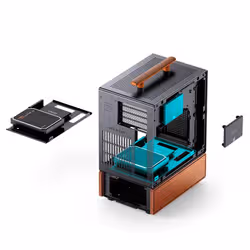 Jonsbo T7 Midi Tower Noir, Bois - Vue supplémentaire 7