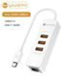 Xiaomi YHEMI MC804 HUB 4 in 1 Type-C HUBUSB3.0*3/RJ45*1 1000M pour MacBook Huawei Mate Book
