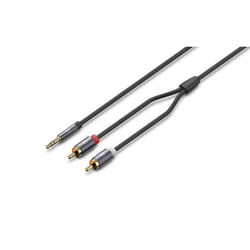 Xiaomi YHEMI MA508-1 Câble audio 35MM à double lotus mâle à mâle*2 (1m)Interface plaquée orpour les appareils à interface 35 mm