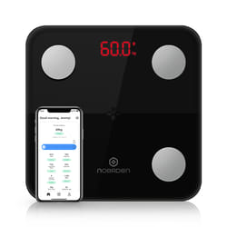 Noerden MINIMIB balance Carré Noir Pèse-personne électronique
