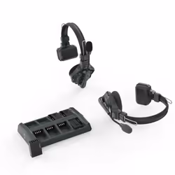 Système intercom - HOLLYLAND - Solidcom C1 - 2 casques sans fil - Full Duplex - Rechargeable USB