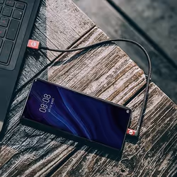 PGYTECH P-GM-124 câble USB 0,35 m USB C USB A Noir, Rouge - Vue supplémentaire 4