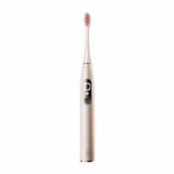 Oclean X Pro Digital, Adulte, Brosse à dents à ultrasons, Soin quotidien, Nettoyage en profondeur, Or, 84000 mouvements par m ...
