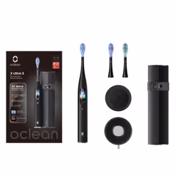 Oclean X Ultra S Set Adulte Brosse à dents oscillante Noir