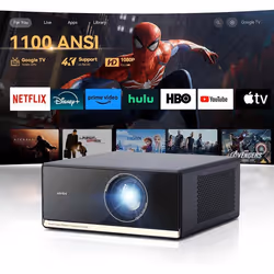 Projecteur Vidéo 4K - Wanbo - X5 Pro - 1100 ANSI - Auto Focus - WiFi Bluetooth
