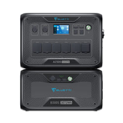 Bluetti AC500 + B300S station d'alimentation portable 16 Phosphate de fer lithié (LiFePo4) 60000 mAh 5000 W 30 kg