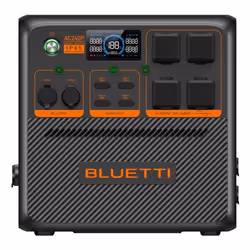 Bluetti AC240P, Phosphate de fer lithié (LiFePo4), 36000 mAh, Secteur, Allume-cigare, Solaire, 1843 Wh, 2400 W, 2200 W