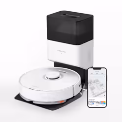 Roborock Q7 Max+, Sans sac, Blanc, Rond, 2,97 L, 0,47 L, 2,5 L