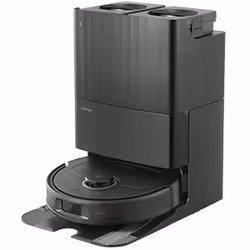 Roborock Qrevo Plus, Sans sac, Noir, Rond, 3,03 L, 63 dB, 0,33 L
