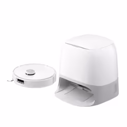 Roborock Q Revo Curv, Sac à poussière, Blanc, Rond, 0,325 L, 61,49 dB, 2,5 L