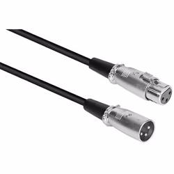 BOYA XLR-M, XLR (3-pin), Mâle, XLR (3-pin), Femelle, 5 m, Noir