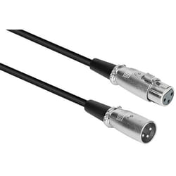 BOYA XLR-M câble audio 5 m XLR (3-pin) Noir