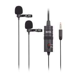 BOYA BY-M1DM, Microphone pour entretien, -30 dB, 65 - 18000 Hz, Omnidirectionnel, Avec fil, 3,5 mm (1/8")