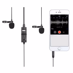 BOYA BY-M1DM microphone Noir Microphone pour entretien