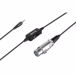 BOYA BY-BCA6 microphone Noir Microphone Lavalier/boutonnière