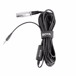 BOYA BY-BCA6 microphone Noir Microphone Lavalier/boutonnière