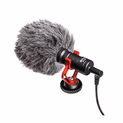BOYA BY-MM1, -42 dB, 35 - 18000 Hz, Cardioïde, Avec fil, 3,5 mm (1/8"), Noir