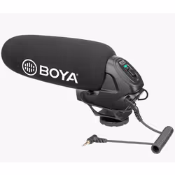 BOYA BY-BM3030, Microphone de caméscope, -38 dB, 40 - 20000 Hz, Super-cardioïde, Condensateur, Avec fil