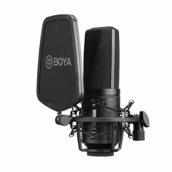 BOYA BY-M1000, Microphone de studio, 20 - 20000 Hz, 3,4 cm, Condensateur, Avec fil, XLR-3