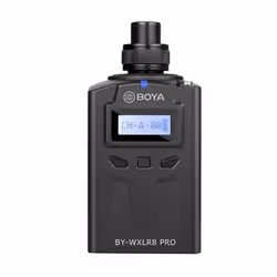 BOYA BY-WXLR8 Pro, Émetteur de poche, 48 canaux, 250 dBmW, OLED, Noir, 0,5%