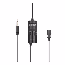 BOYA BY-M1 PRO, Microphone Lavalier/boutonnière, -30 dB, 65 - 18000 Hz, 78 dB, Omnidirectionnel, Condensateur