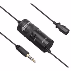 BOYA BY-M1 PRO microphone Noir Microphone Lavalier/boutonnière
