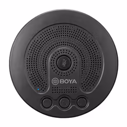 BOYA BY-BMM400, Microphone de conférence, 40 - 15000 Hz, Omnidirectionnel, 2 m, Condensateur, Boutons