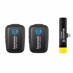 Saramonic Blink500 B4 TX+TX+RXDI, Microphone Lavalier/casque/, 3,5 mm, 50 m, Omnidirectionnel, 50 - 18000 Hz, Récepteur adapt ...