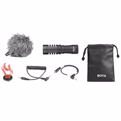 BOYA BY-MM1+ Noir Microphone de smartphone
