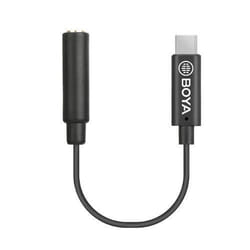 Boya adaptateur audio BY-K6 universel DJI Osmo Pocket 35 mm noir