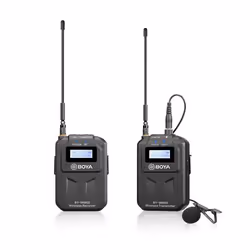 BOYA BY-WM6S, Microphone Lavalier, USB, Récepteur sac à dos, Métal, 40 - 18000 Hz, Émetteur de poche