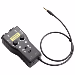 Adaptateur XLR - Saramonic SmartRig+ - Contrôle du gain - Sortie mono/stéréo - Alimentation fantôme de 48 V