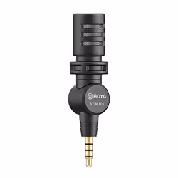 BOYA BY-M110, Microphone de smartphone, -36 dB, 50 - 18000 Hz, 78 dB, Omnidirectionnel, Avec fil