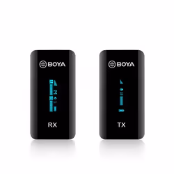 BOYA BY-XM6-S1, Microphone Lavalier, 3,5 mm, 100 m, 50 - 18000 Hz, Récepteur sac à dos, Émetteur de poche