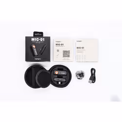 Hohem MC01-USBC microphone Noir Microphone à clipser - Vue supplémentaire 3