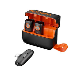 HOHEM Microphone MIC-01 2TX1RX avec étui de chargement USB-C