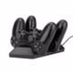 Nitho - Chargeur double Noir pour manettes PS4 DualSense