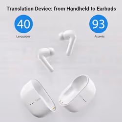 Timekettle M3 Translator Casque Sans fil Bluetooth Blanc - Vue supplémentaire 6