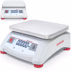 Code du fabricant : 30539397 La balance de table à piles OHAUS VALOR 1000 n'a que deux boutons, ce qui rend son utilisation s ...