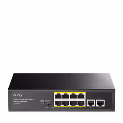 Cudy FS1010P, Fast Ethernet (10/100), Full duplex, Connexion Ethernet, supportant l'alimentation via ce port (PoE)