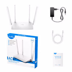 Cudy WR1300 routeur sans fil Gigabit Ethernet Bi-bande (2,4 GHz / 5 GHz) Blanc - Vue supplémentaire 4