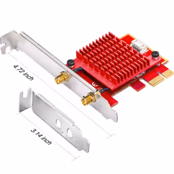 Cudy WE3000S carte réseau Interne WLAN / Bluetooth 2400 Mbit/s