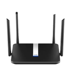Cudy X6 routeur sans fil Gigabit Ethernet Bi-bande (2,4 GHz / 5 GHz) Noir