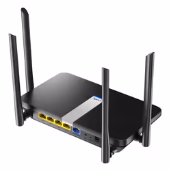 Cudy X6 routeur sans fil Gigabit Ethernet Bi-bande (2,4 GHz / 5 GHz) Noir
