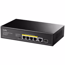 Cudy GS1005PTS1 commutateur réseau Gigabit Ethernet (10/100/1000) Connexion Ethernet, supportant l'alimentation via ce port (PoE) Noir